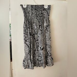 Black and White Paisley Coverup